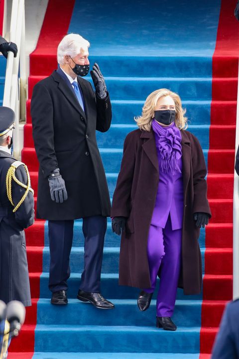 Why Kamala Harris, Michelle Obama, and Hillary Clinton All Wore Purple to the Inauguration