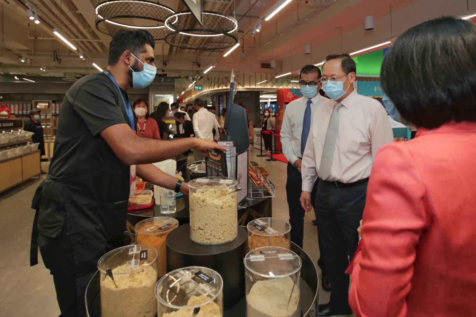 New FairPrice supermarket at Parkway Parade promotes and stocks more local produce