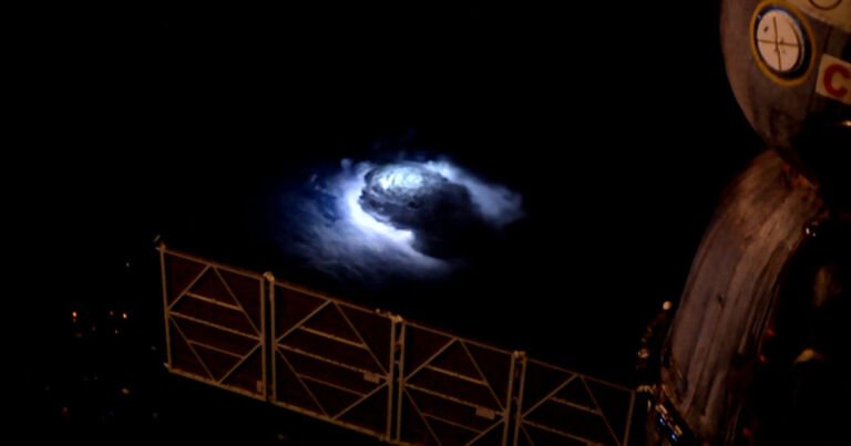 Space Station Captures Amazing Footage of Lightning From Above