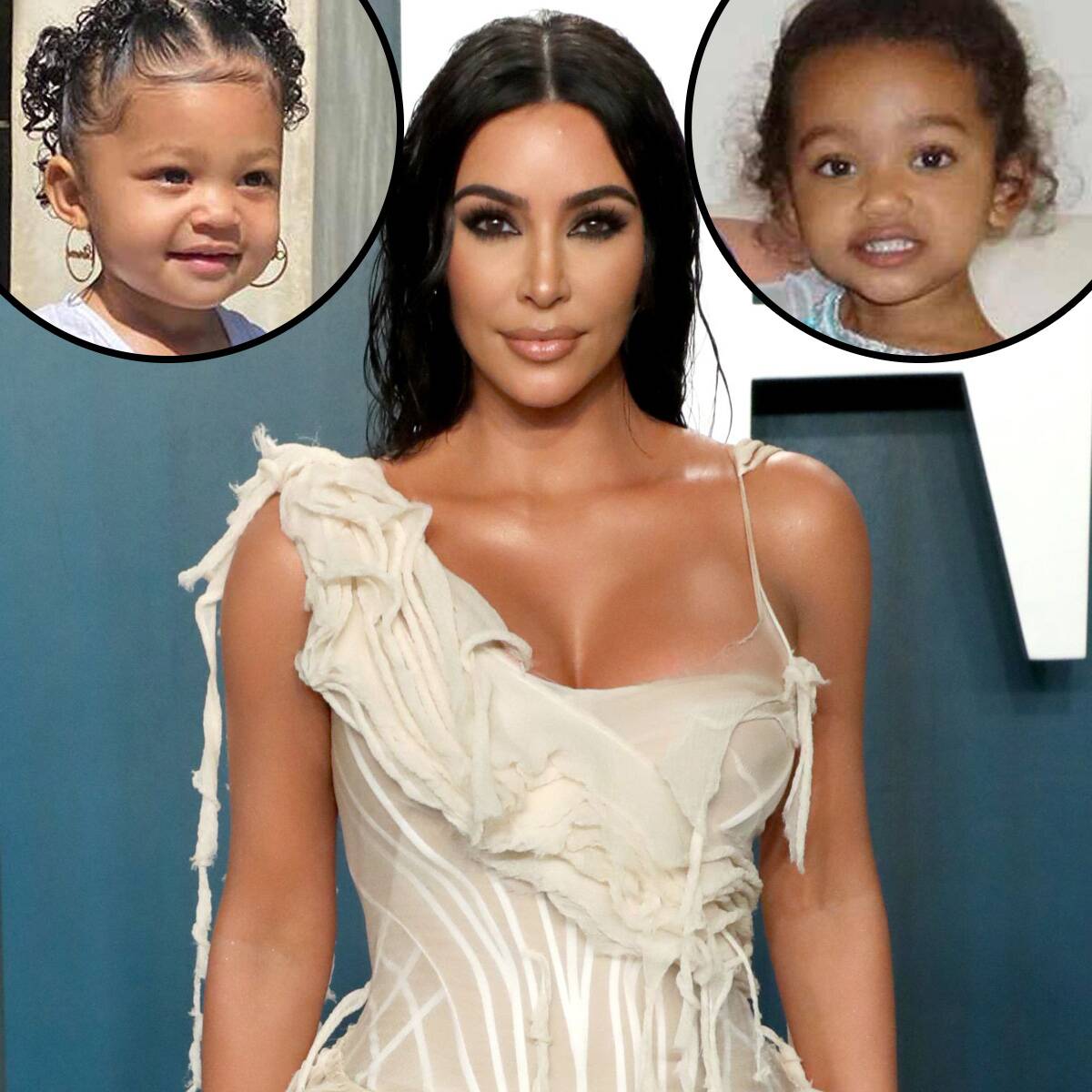 Kim Kardashian's New TBT Pic of Chicago West & Stormi Webster Is Too Cute