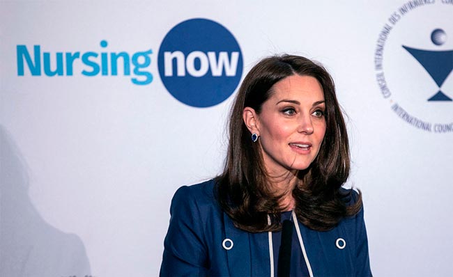 Kate Middleton praises nurses for their 'acts of kindness' during the pandemic