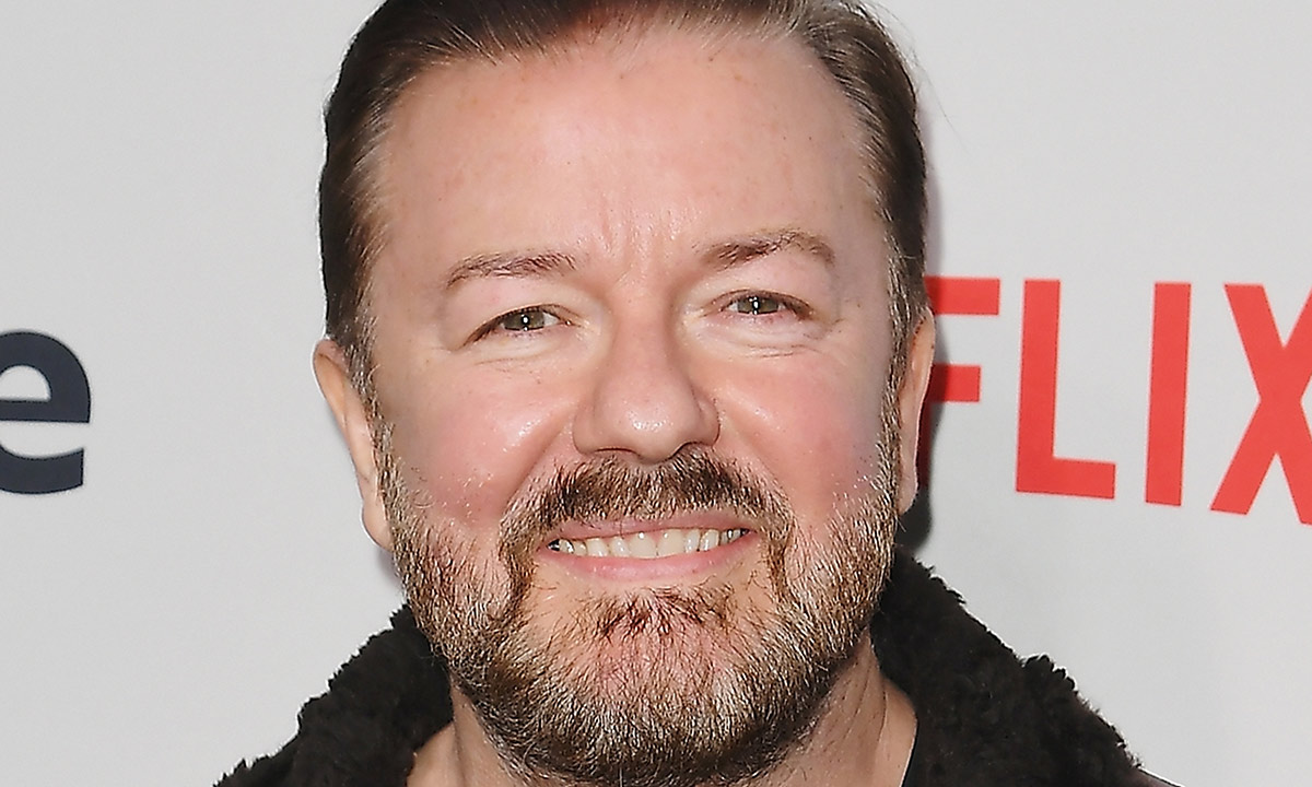 Ricky Gervais reveals 5lbs weight gain in hilarious shirtless photo