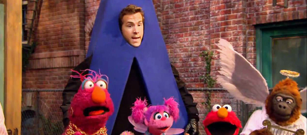 Ryan Reynolds Couldn’t Resist Making A Raunchy Joke About Playing The Letter ‘A’ On ‘Sesame Street’