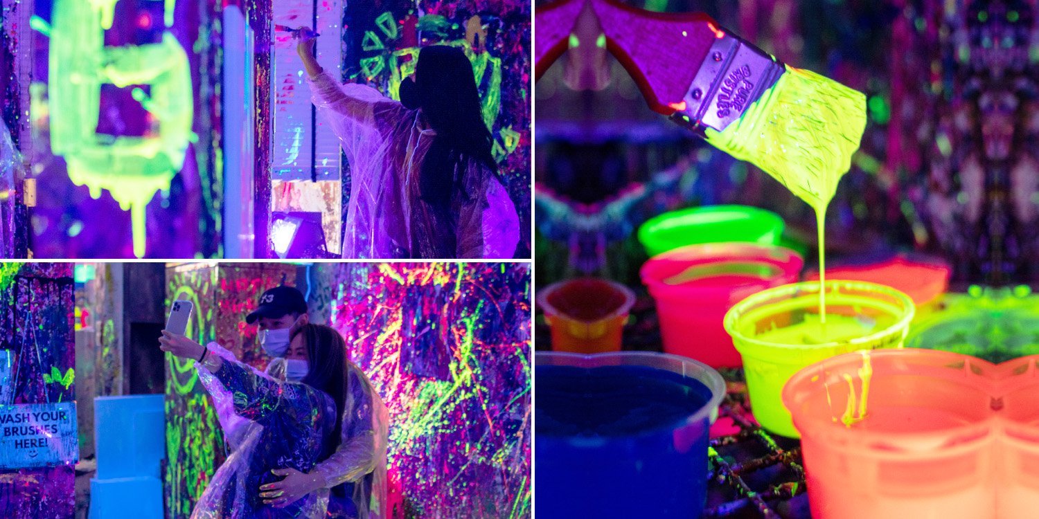 Upper thomson art studio has uv paint parties where you can splash colours & groove to good music