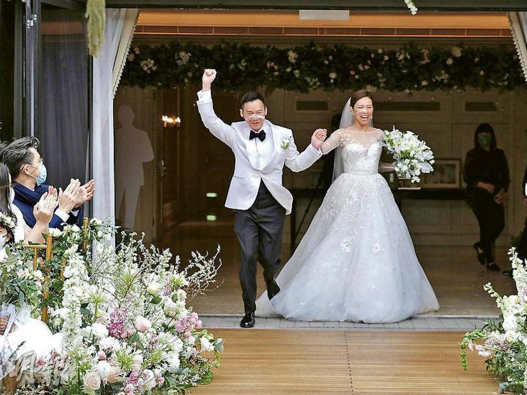 Queenie Chu ties the knot with cardiologist Jason Chan