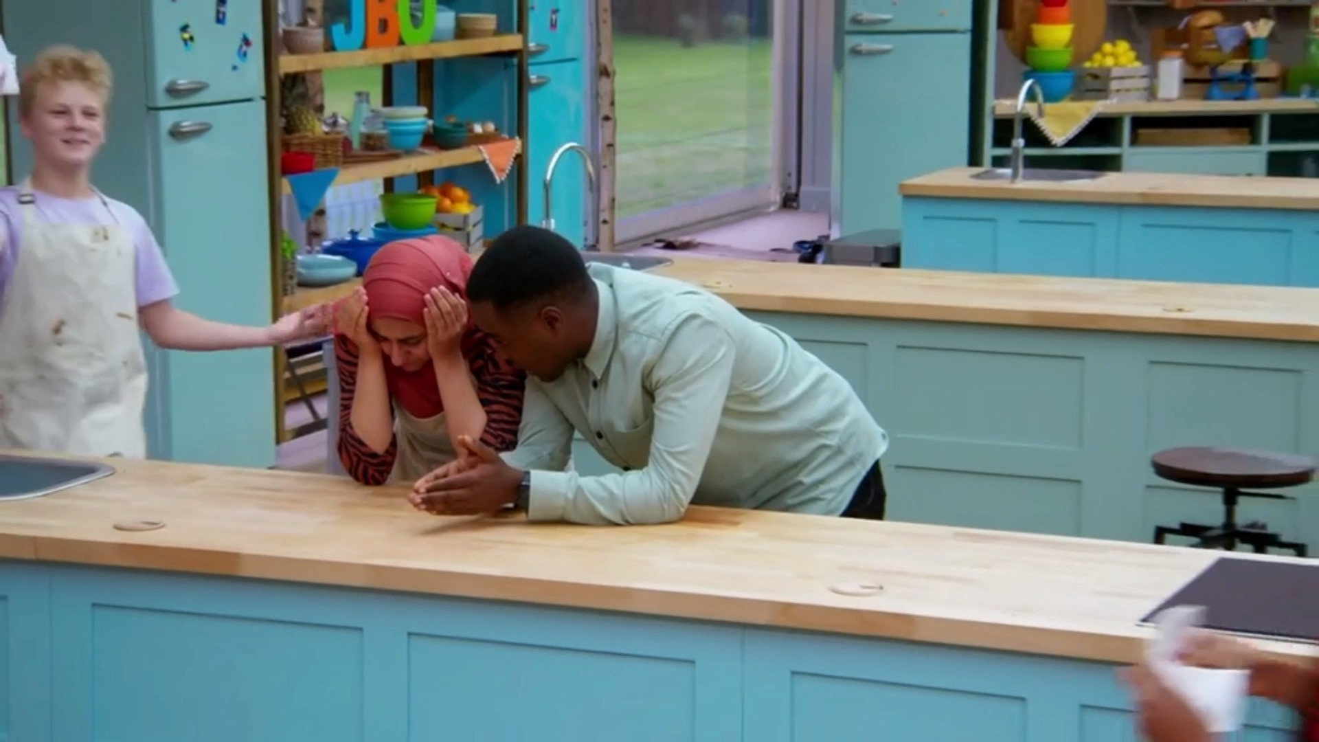 Junior Bake Off: Judge Liam Charles consoles Safiyyah after she bursts into tears amid elimination