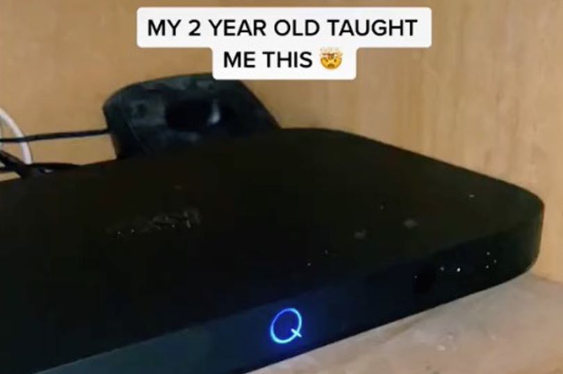 Mum's mind blown after two-year-old daughter shows her what button on Sky box is for