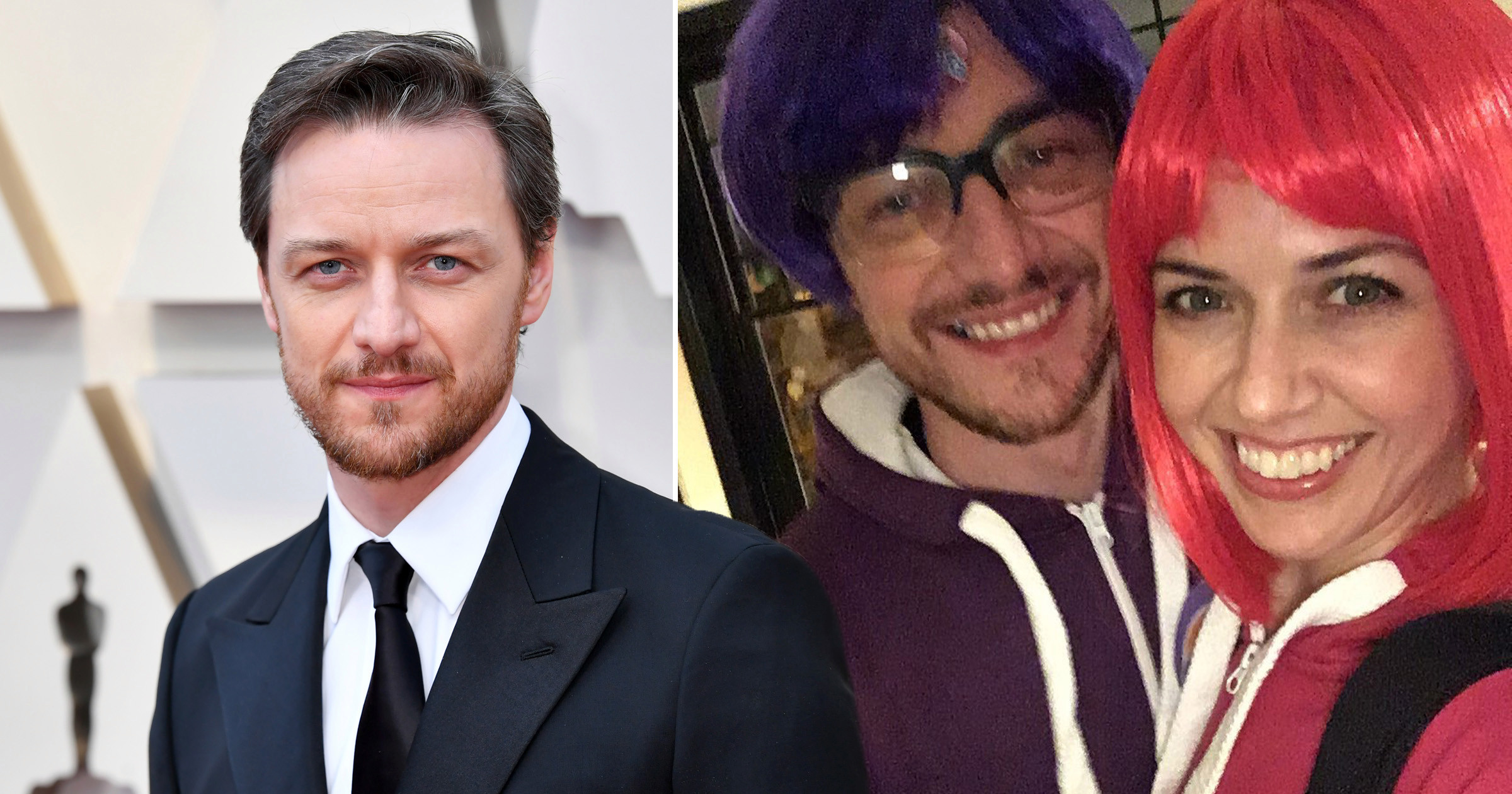 Who is James McAvoy’s girlfriend and when was he married to Anne-Marie Duff?