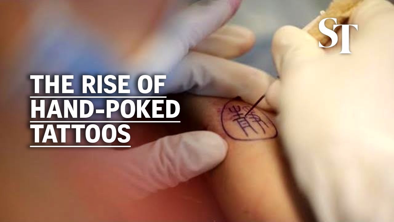 More young artists inking with just needle and hand | Rise of hand-poked tattoos