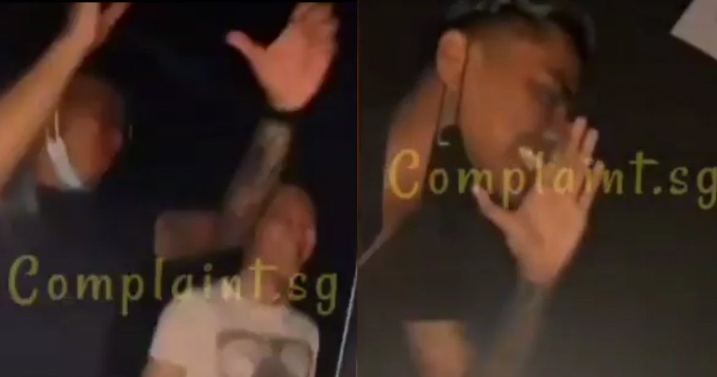 369 Tanjong rhu gang members chant gang poems at secret illegal lawless disco