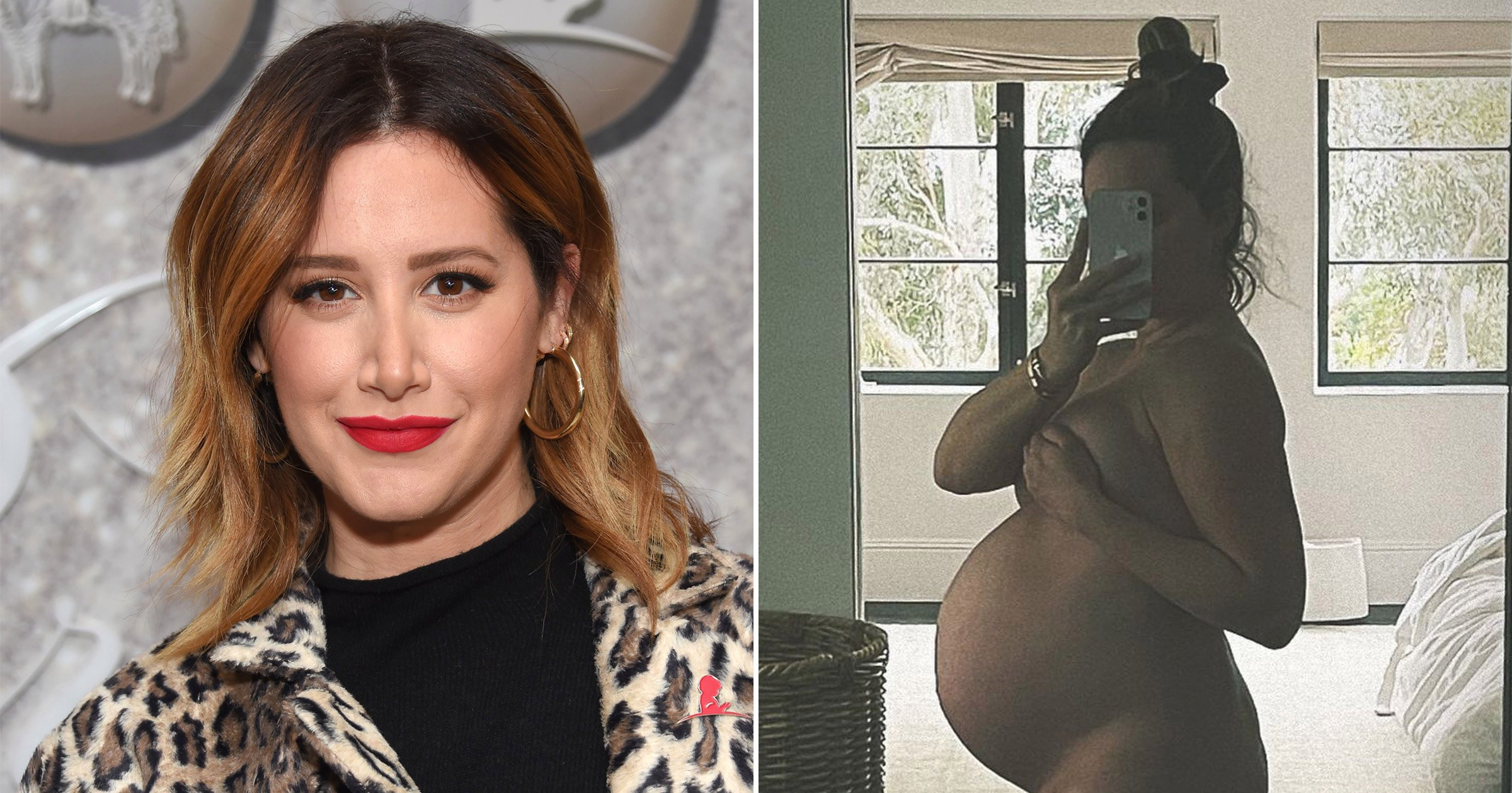 Ashley Tisdale shows off her baby bump in nude selfie: ‘Let’s start loving our bodies in every shape and form’