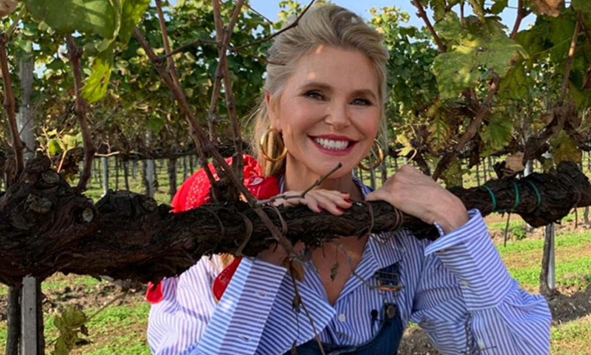 Christie Brinkley shows off incredible body in denim dungarees ahead of 67th birthday