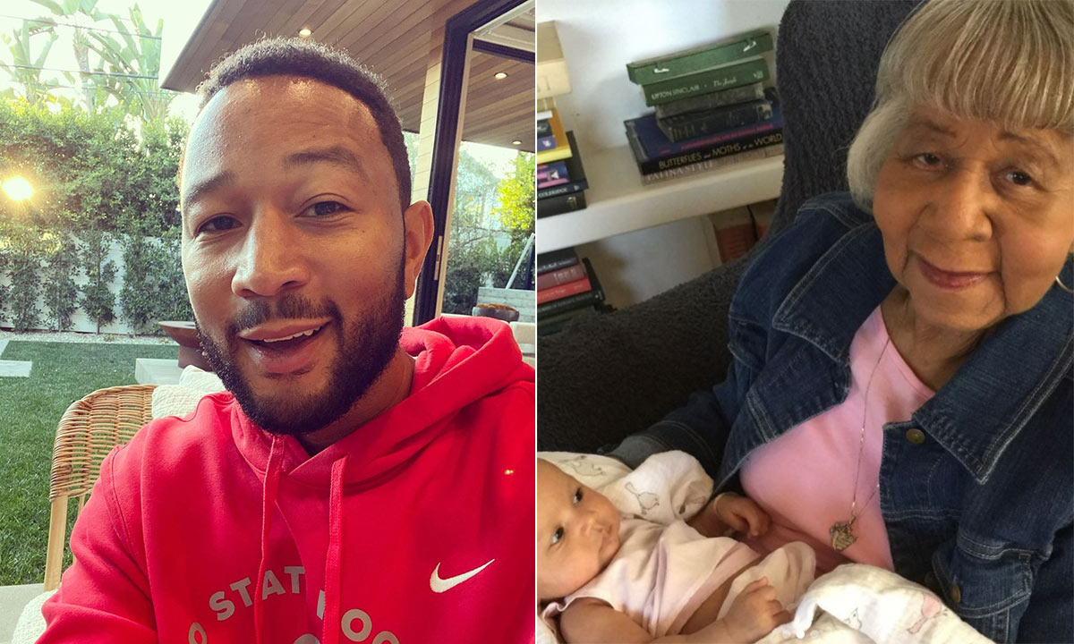 John Legend mourns death of his 'twin' grandmother just days after her birthday