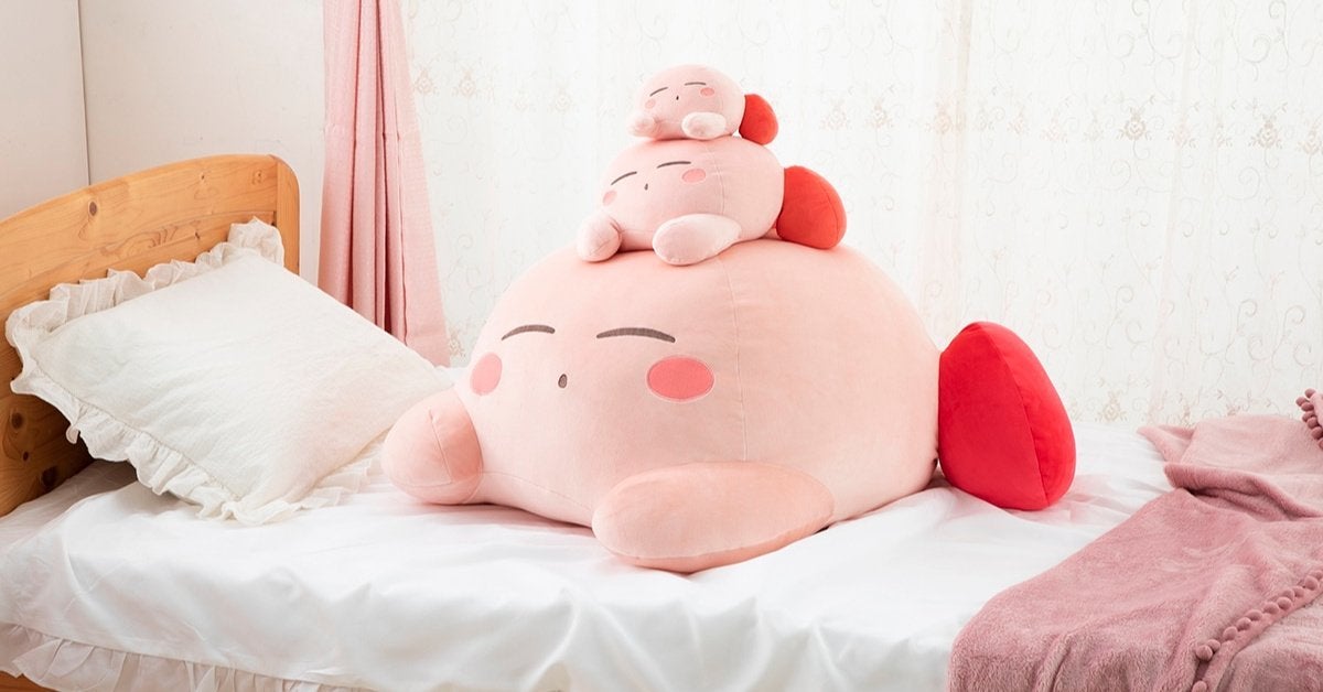 This Giant Kirby Plush Looks Ready for Dreamland