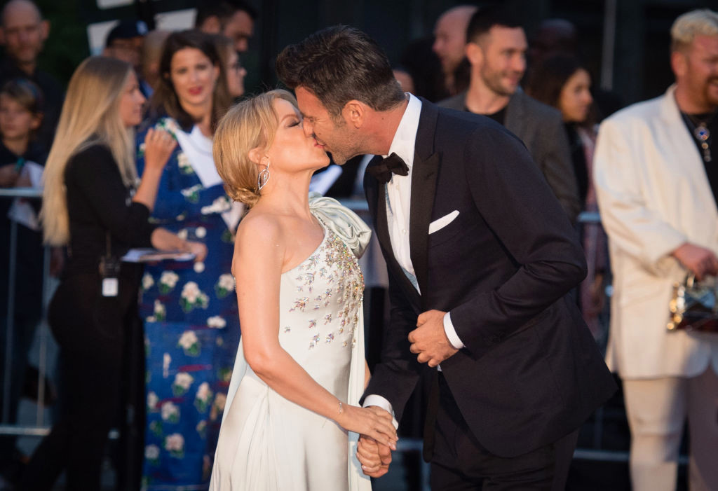 Billie Piper appears to confirm Kylie Minogue is engaged to boyfriend of three years Paul Solomons