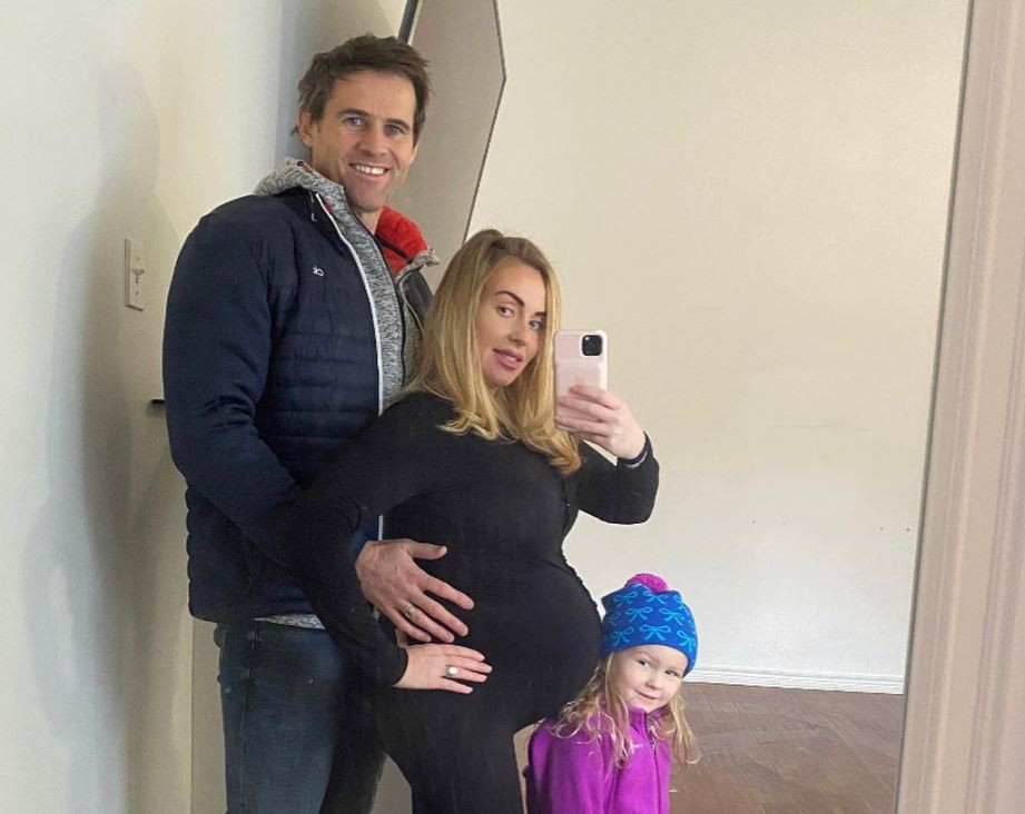 Dancing On Ice star Brianne Delcourt welcomes first child with Kevin Kilbane days after 40th birthday