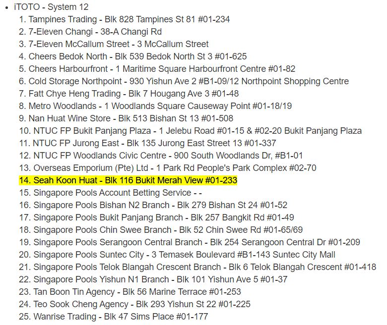 Three big winners at this Singapore Pools outlet in a single TOTO draw, winning a total of almost $3 million!