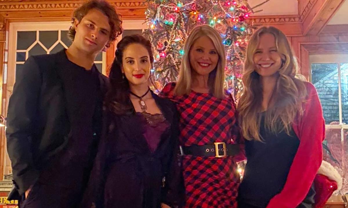 Christie Brinkley dances up a storm in red dress during fun birthday video