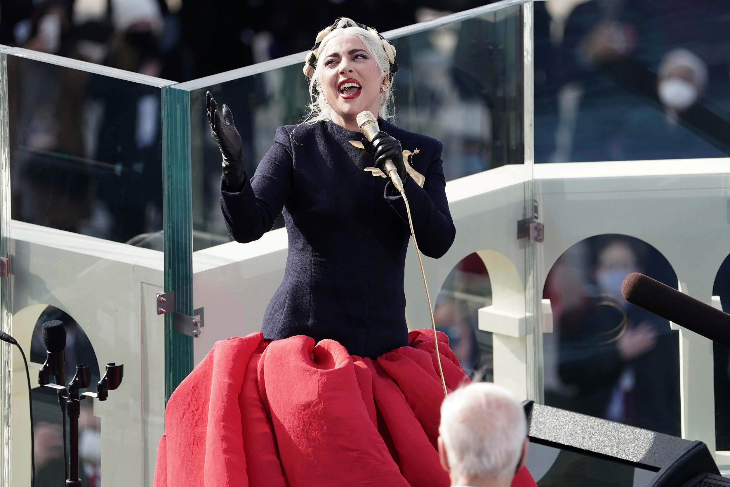 Lady Gaga says performing at Joe Biden’s inauguration was ‘the honour of my lifetime’