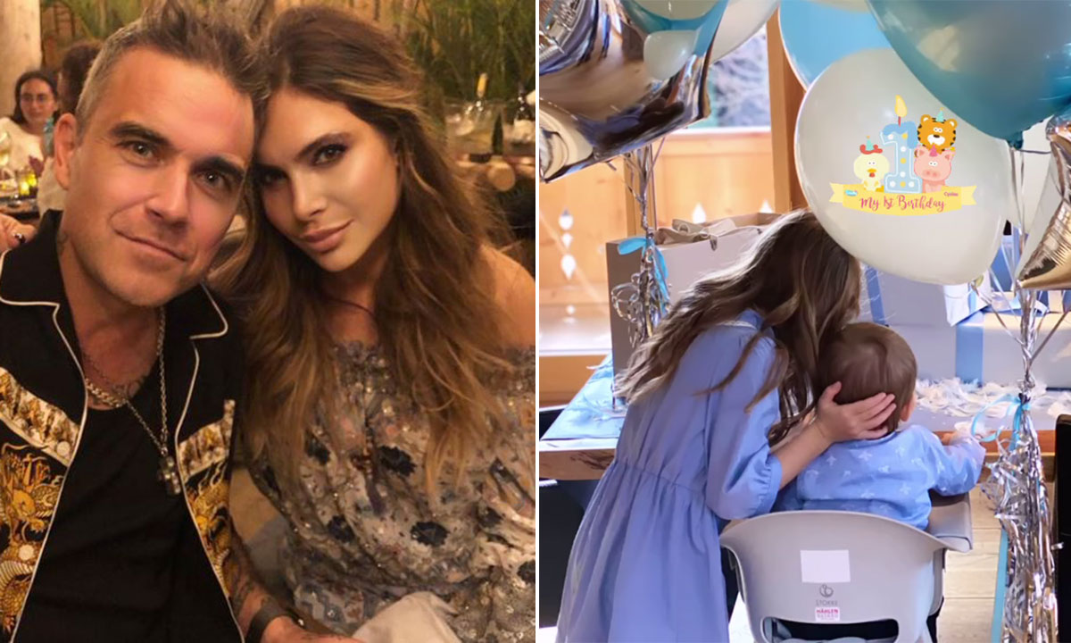 Robbie Williams and Ayda Field throw son Beau an incredible first birthday party