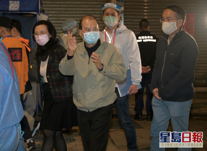 张建宗：强制检测确诊数字下降 不表示政府行动有偏差