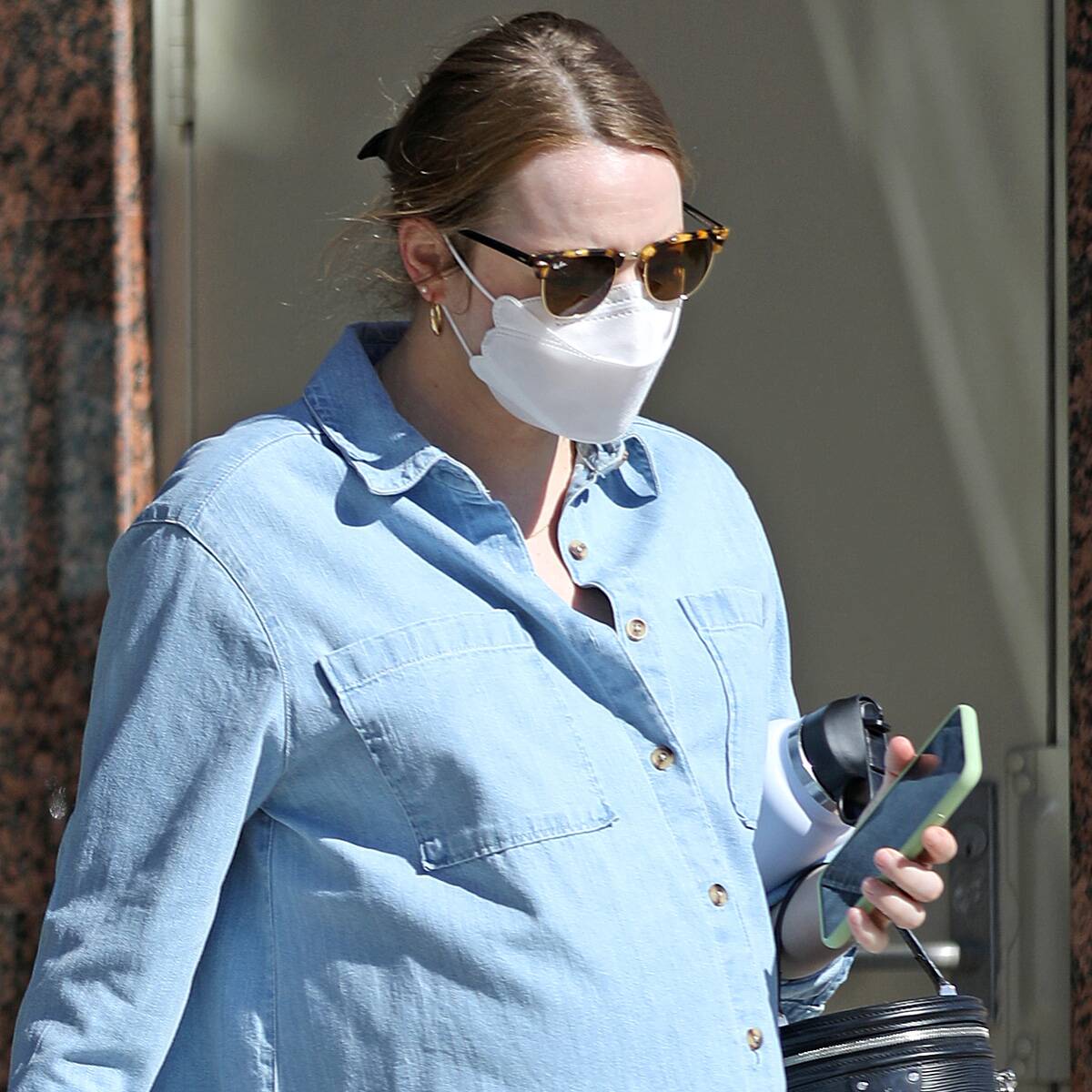 Emma Stone Shows Off Baby Bump During Afternoon Outing in Los Angeles