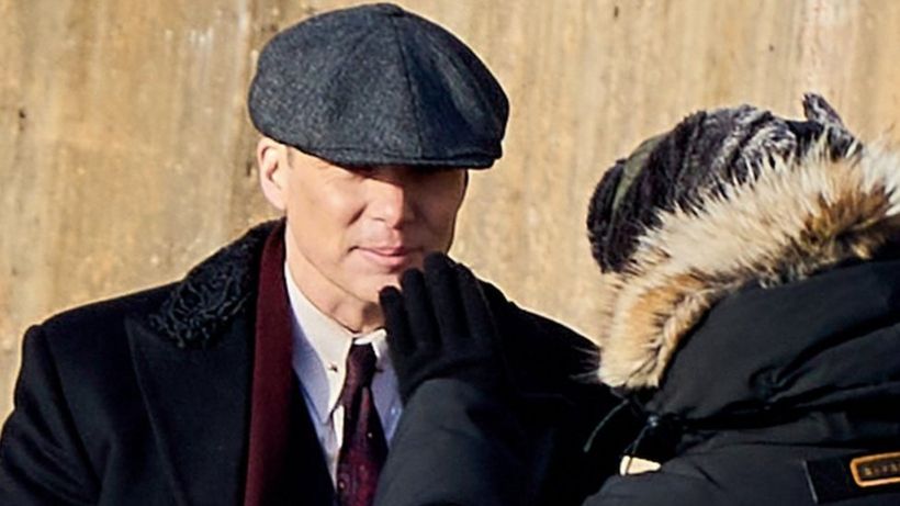 Peaky Blinders: Cillian Murphy filming at Portsoy harbour