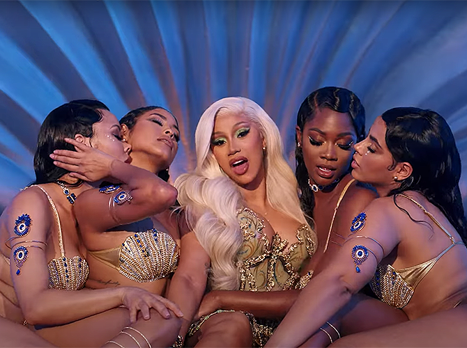 Best hair, makeup, and nail looks from Cardi B’s Up music video