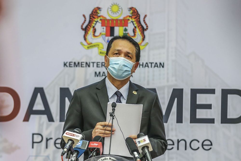 Dr Noor Hisham: National Covid-19 infectivity rate stays at around 0.9, Melaka and Labuan top