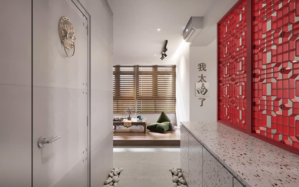 This bedok HDB design has mahjong puns & wall of winning combis you can aim for while playing