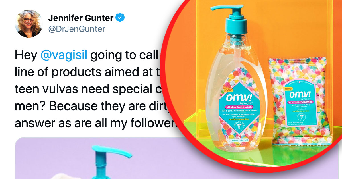 Dr. Jen Gunter Slams Vagisil For Marketing Vaginal Washes To Teens