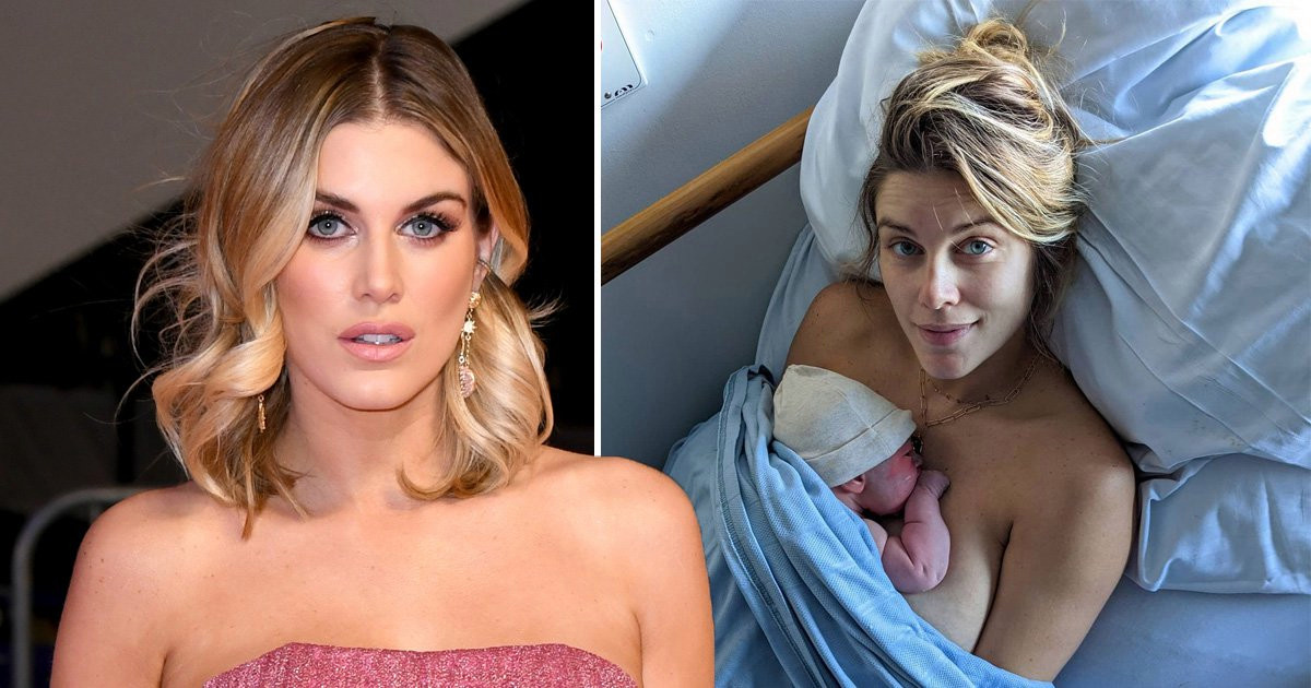 New mum Ashley James upset she was having baby boy after convincing herself ‘all men were trash’
