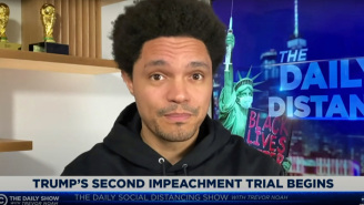 Trevor Noah Is Comparing Trump’s Second Impeachment Trial To A Michael Bay Movie