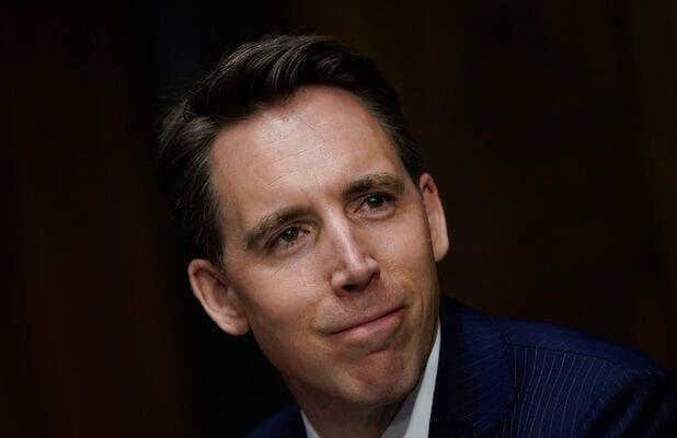 Sen Josh Hawley Puts Feet Up During Trump Impeachment Trial, Enraging Viewers
