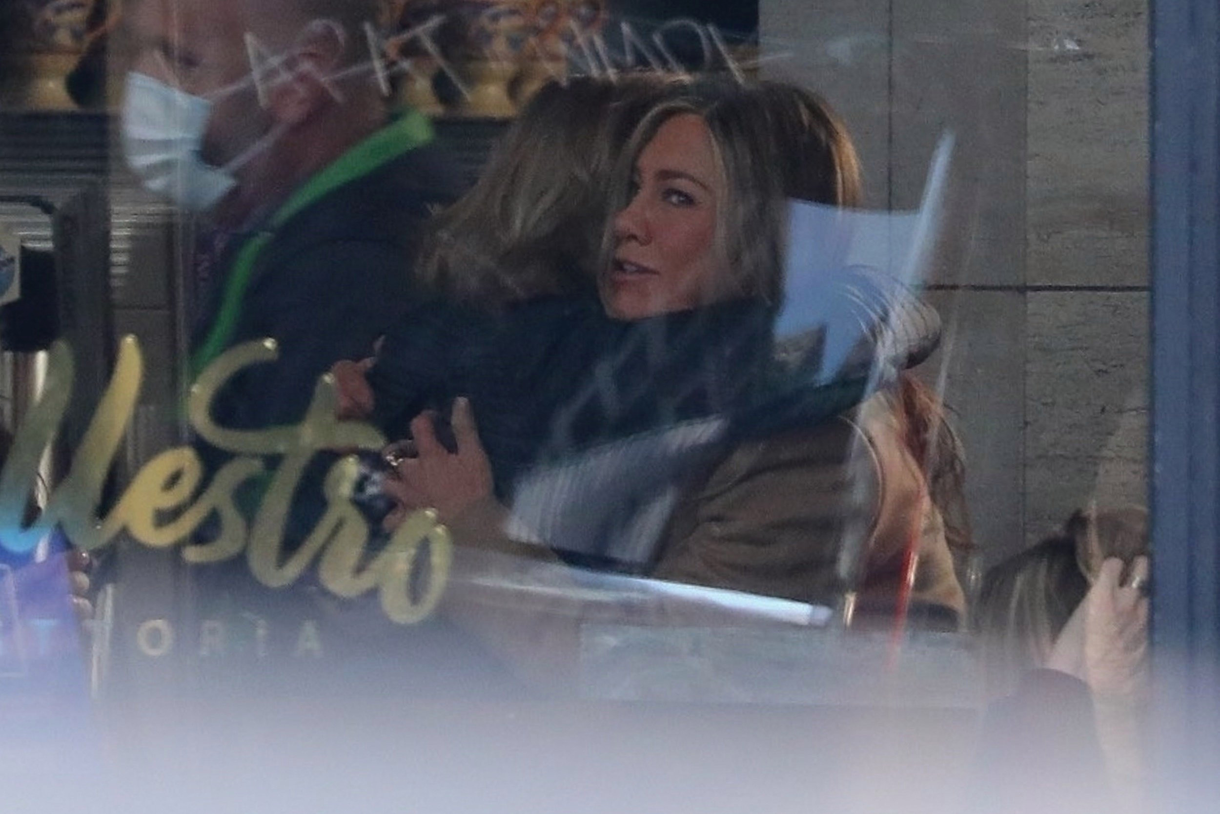 Reese Witherspoon spotted out with Jennifer Aniston on the set of The Morning Show in LA