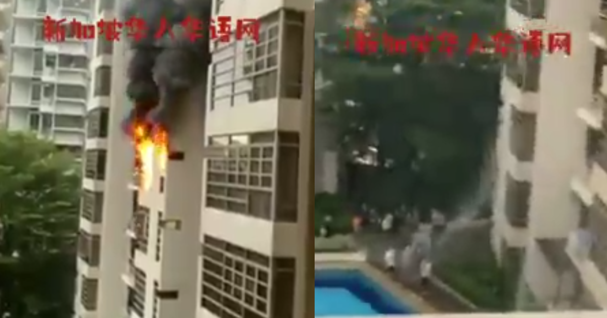 Sunville condo unit on the sixth floor caught fire