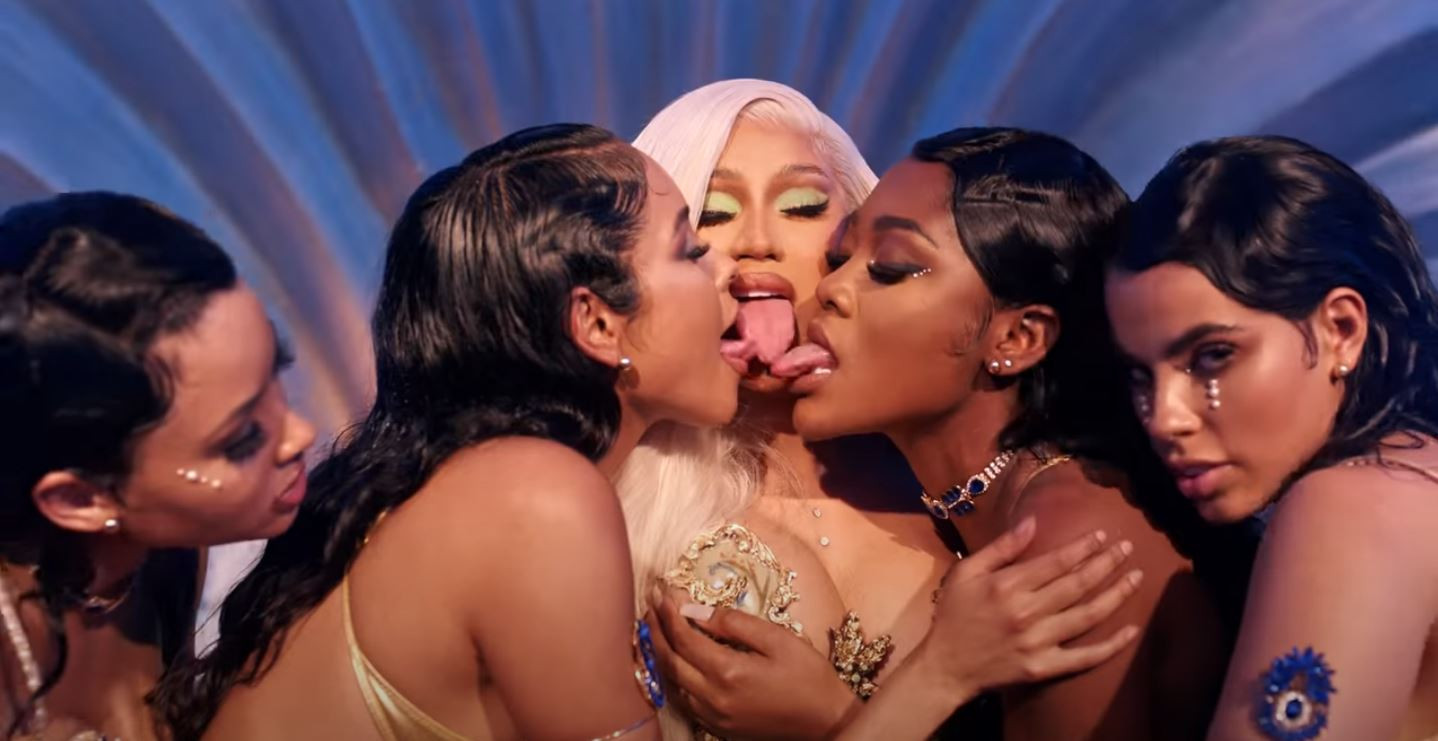 Cardi B explains how she made Up video licking scenes during Covid-19 pandemic