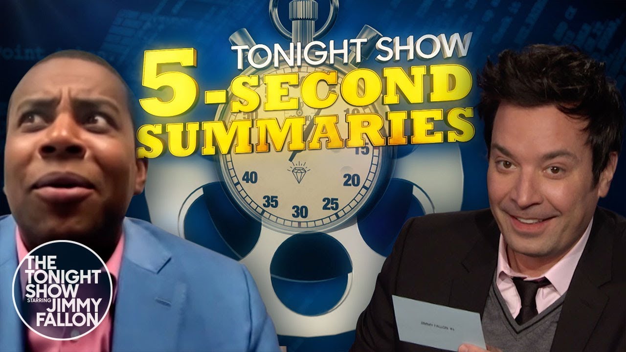 Jimmy Challenges Kenan to Guess Iconic Movies and TV Shows in Five Seconds or Less