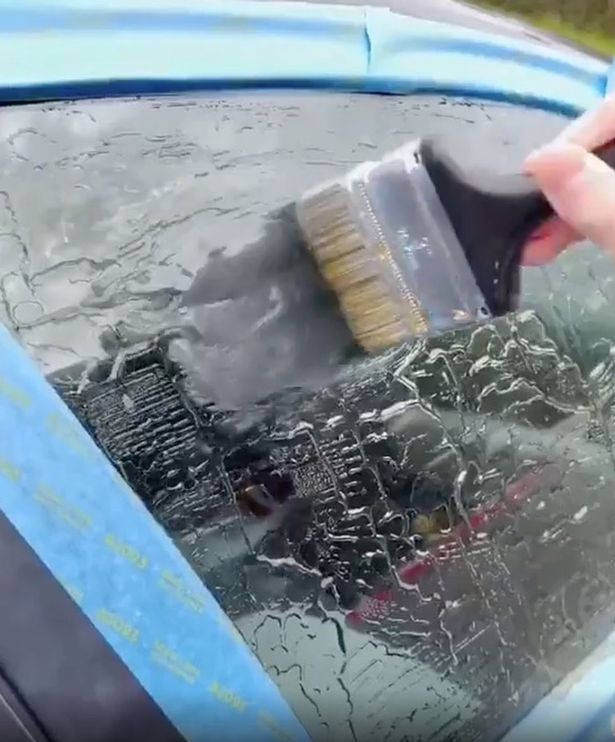 Man gives his car 'tinted' windows using three household items and it cost less than £10