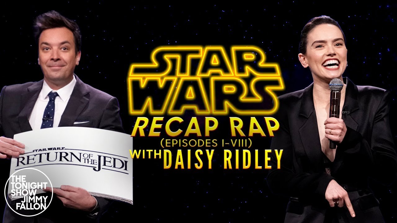 Daisy Ridley Raps a Recap of All Eight Star Wars Movies (Episodes I-VIII)