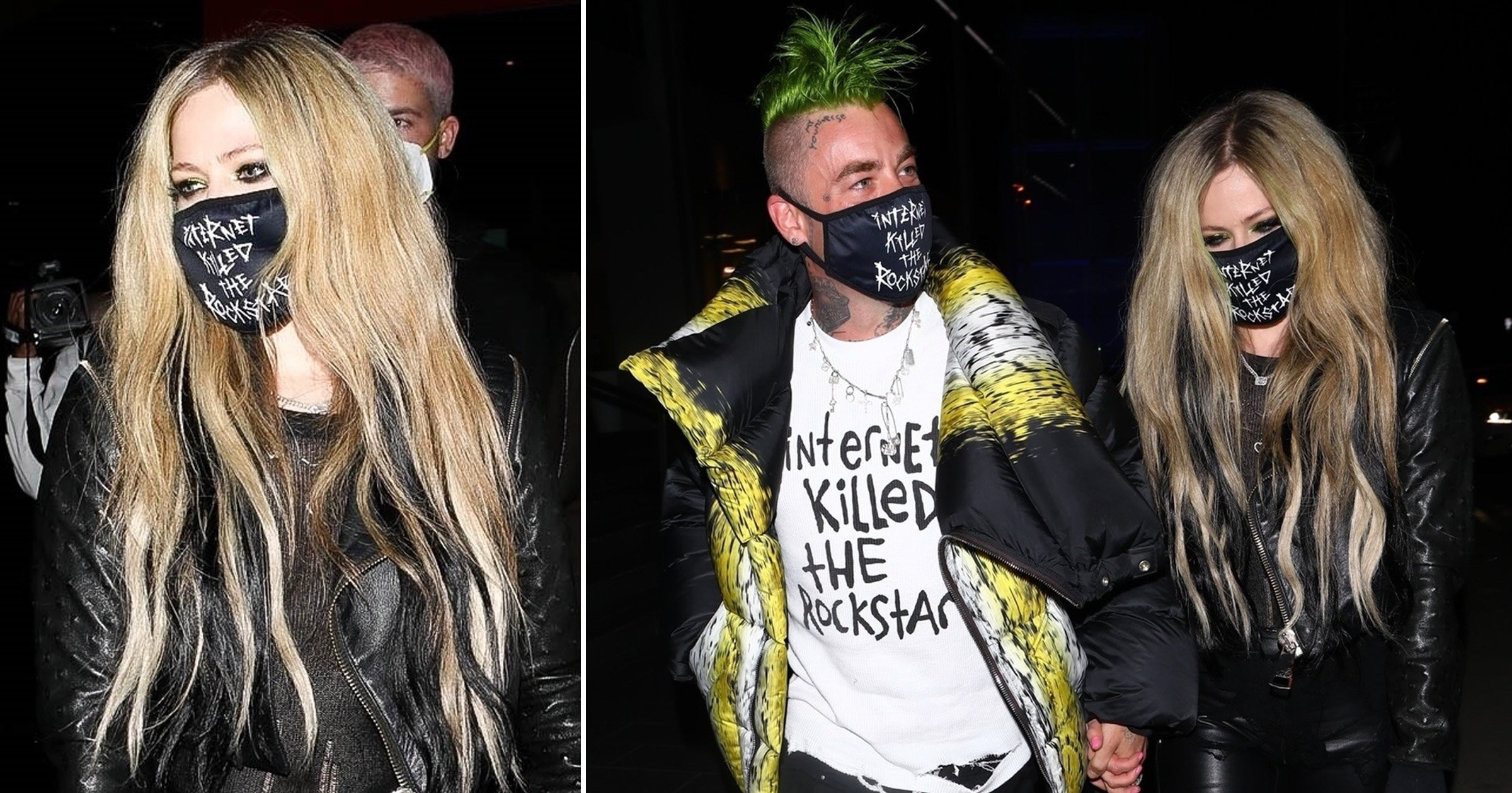Avril Lavigne holds hands with Mod Sun as rumoured couple celebrate his album release in LA