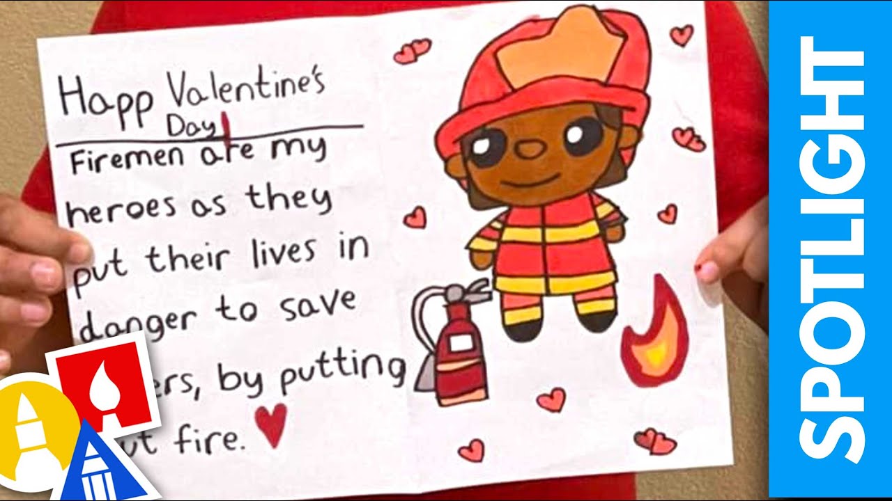 SPOTLIGHT 100 - Make A Valentine's Card For Your Hero!