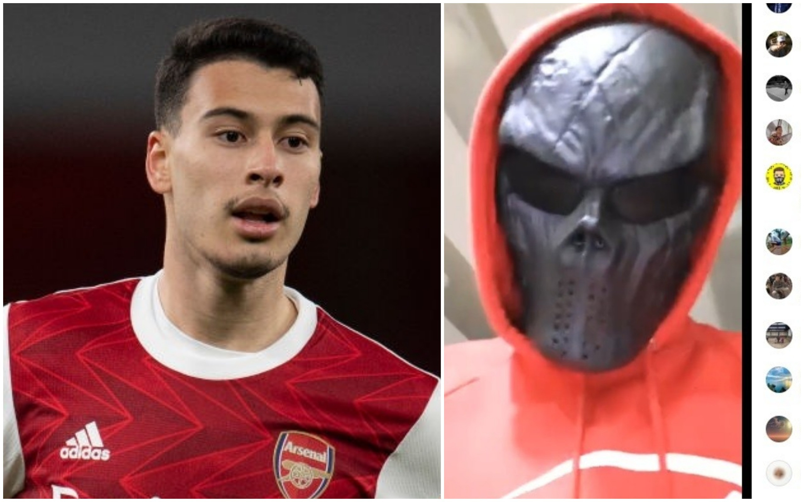 Gabriel Martinelli has Instagram account hacked before Arsenal play Leeds