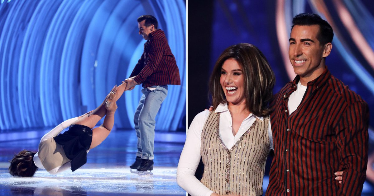 Dancing On Ice 2021: Rebekah Vardy conquers first headbanger of series in Friends-inspired routine