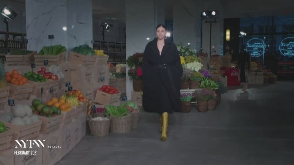 Nyfw 2021: groceries, gowns and coca-cola