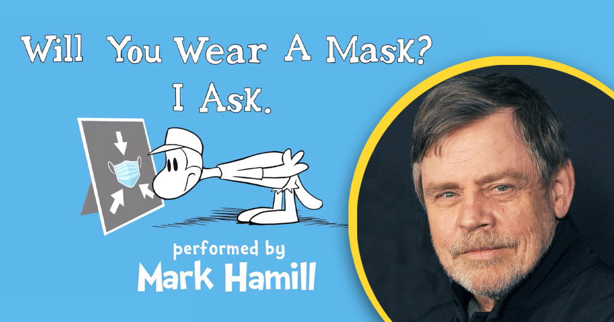 Mark Hamill Mocks Anti-Maskers In Read-Aloud Version Of Seuss-Like Kids’ Book