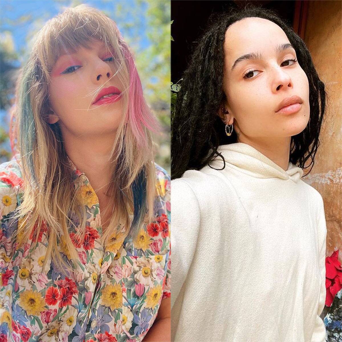 Taylor Swift and Zoe Kravitz Were in the Same Quarantine Pod Together, Proving the Squad is Still Alive