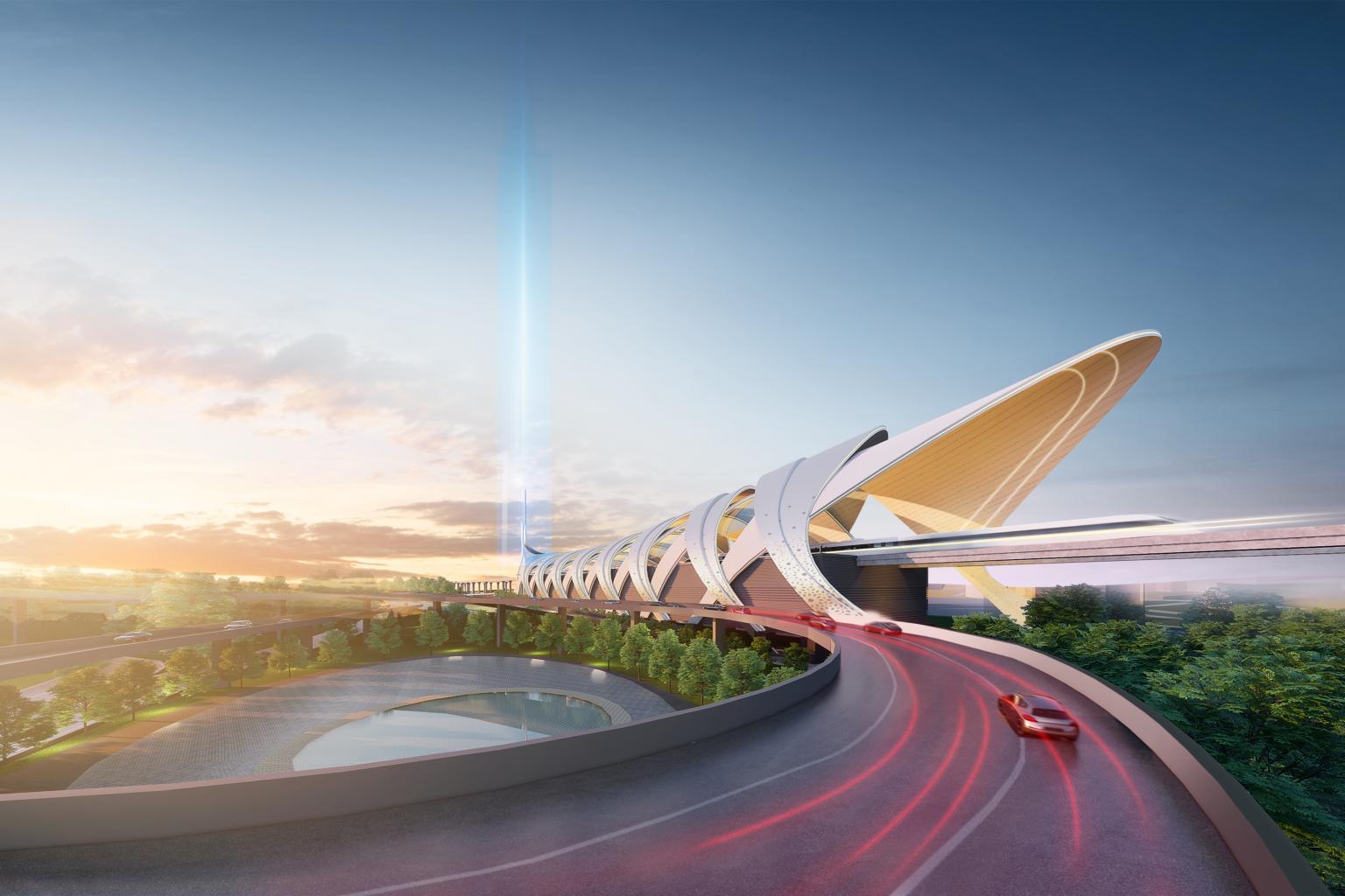 Malaysia announces winning design for Johor-S'pore RTS Link station in Bukit Chagar