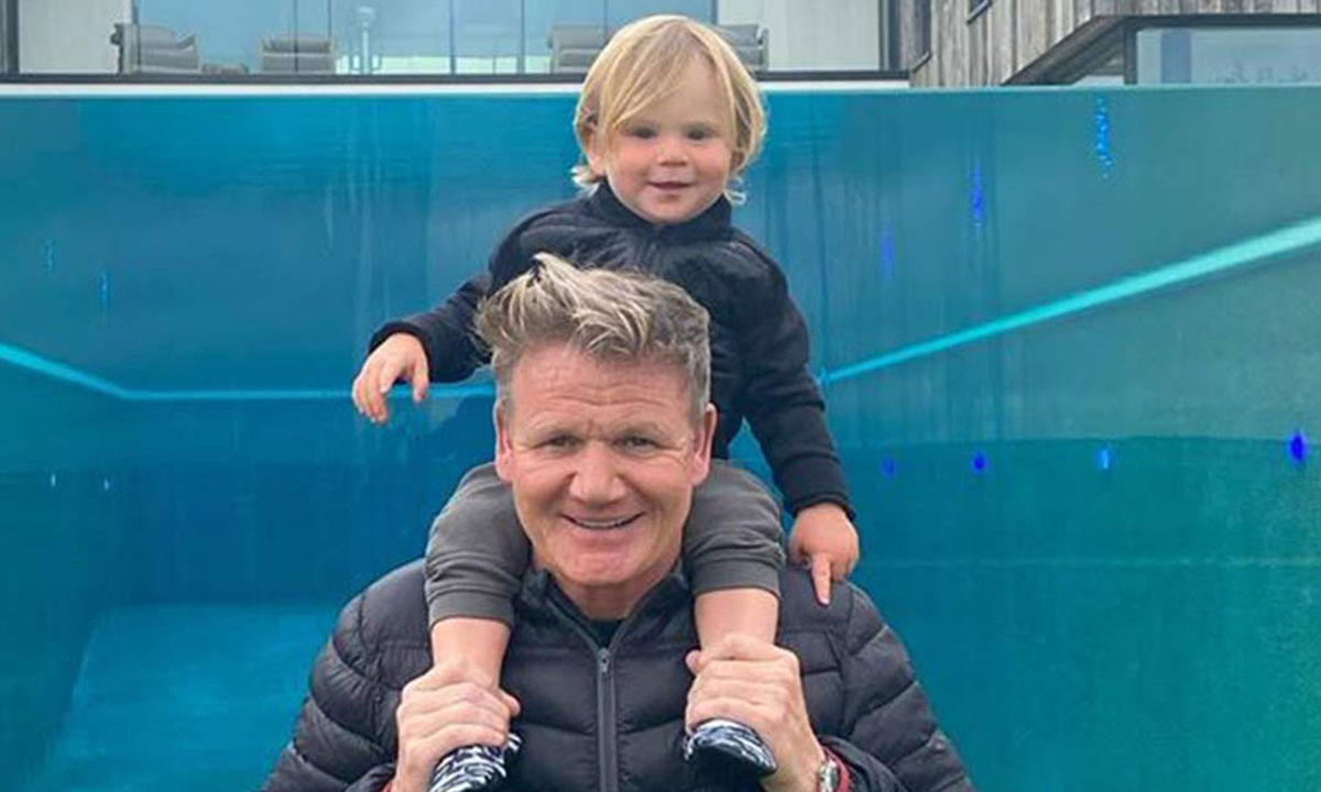 Gordon Ramsay's youngest son Oscar shows off lockdown hair - and it rivals his sister's!