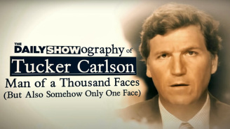 ‘The Daily Show’ Puts Tucker Carlson’s Entire Career (And Lone Facial Expression) On The Hot Seat